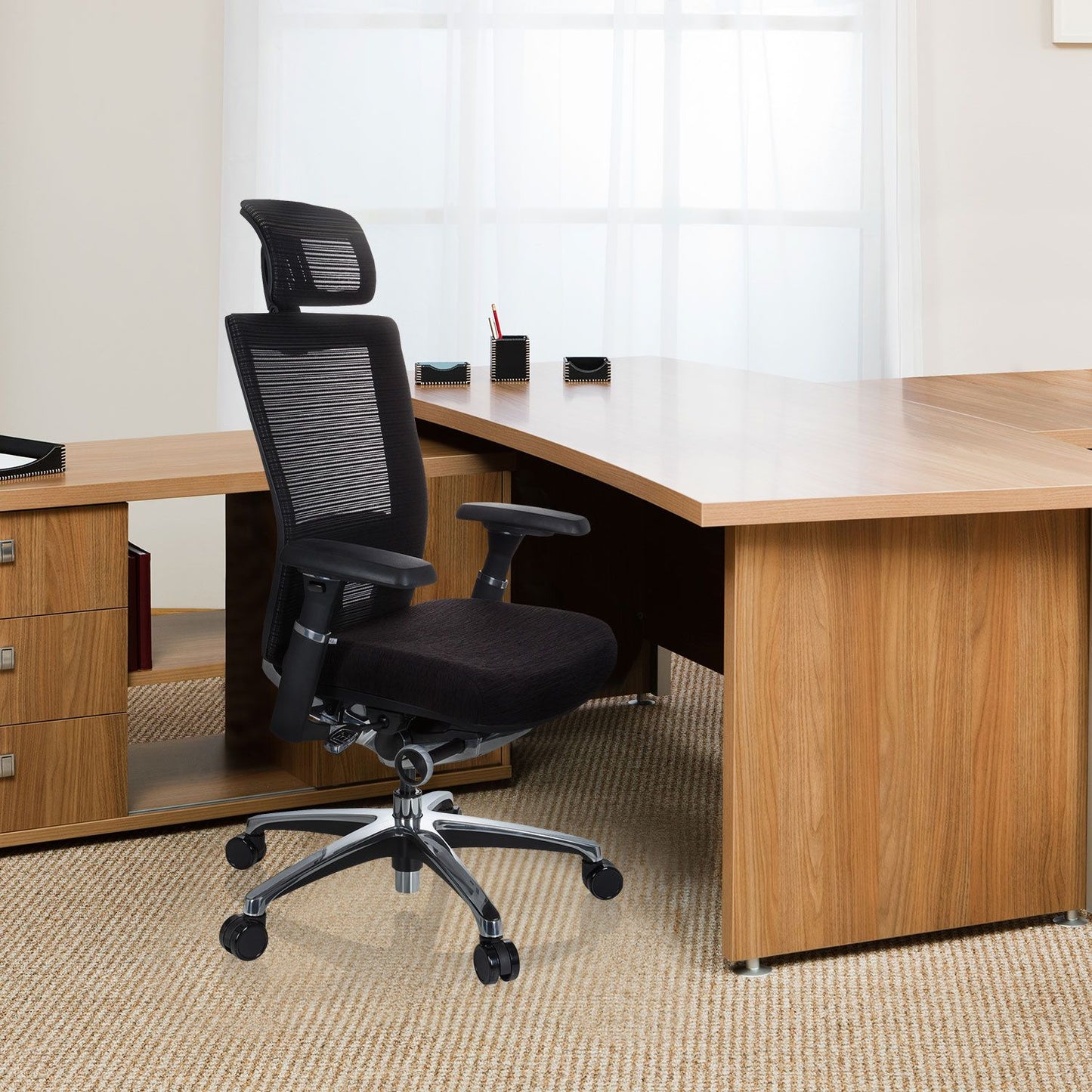 NOVA PRO I - High End Office Chair Black - Office Living Store