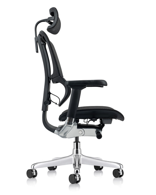 Ergohuman Xtreme High-Back Mesh Executive Office Chair with Adjustable Headrest - ME2ERG-XTREME