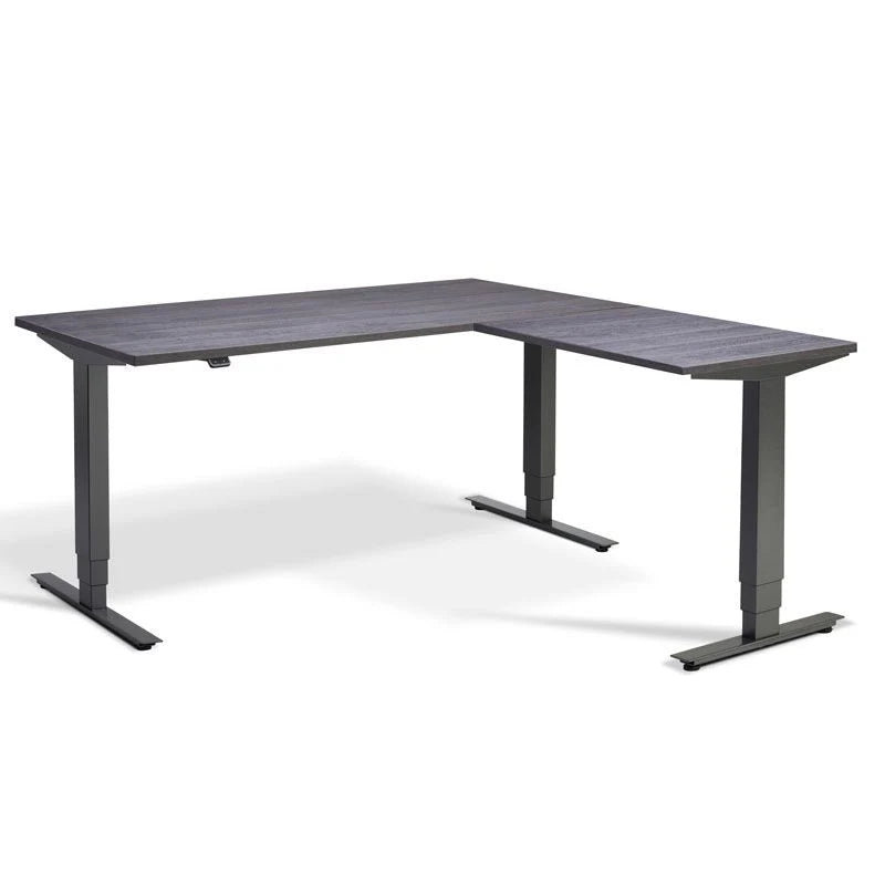 Lavoro Advance Sit-Stand Corner Desk - Office Living Store