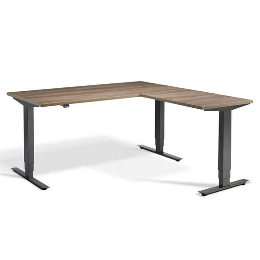 Lavoro Advance Sit-Stand Corner Desk - Office Living Store