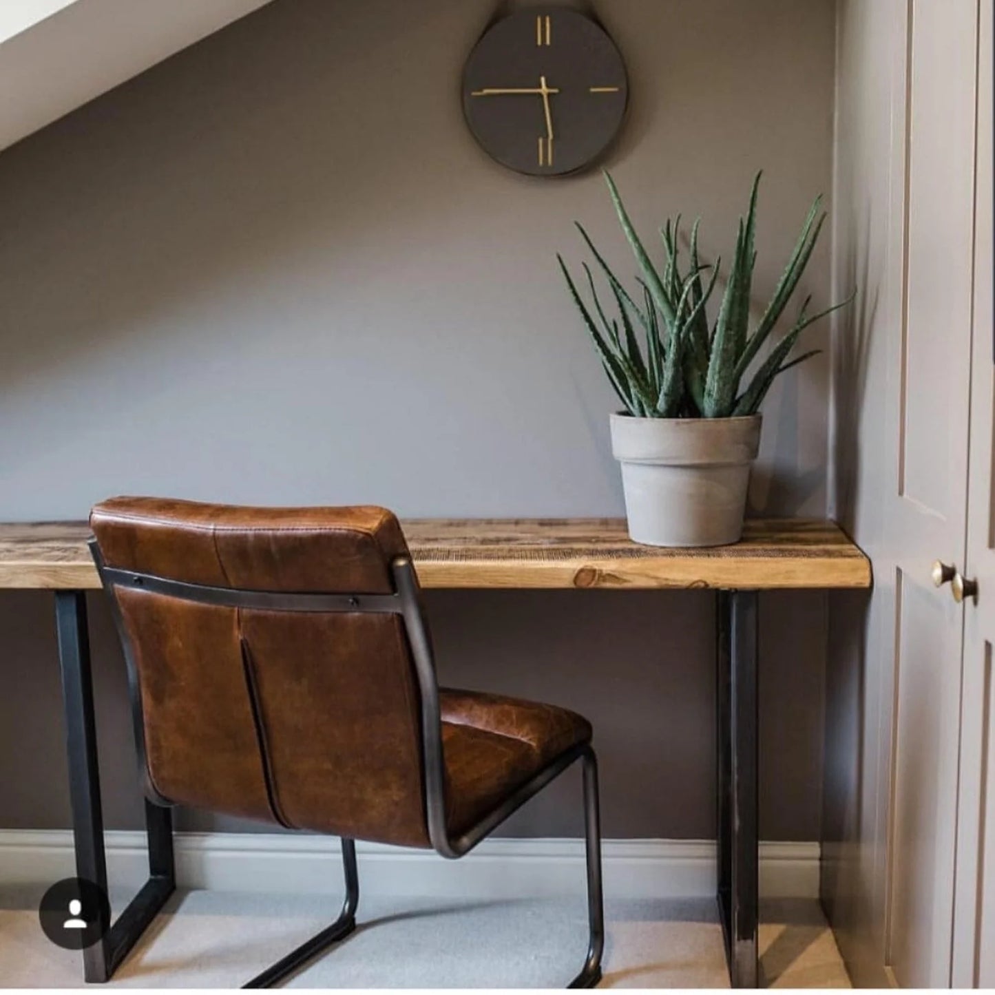 Rustic Office Desk - Office Living Store