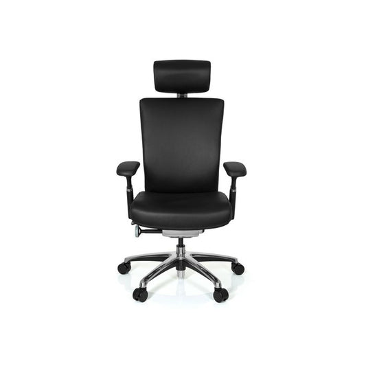 NOVA | Leather - Professional Office Chair Black - Office Living Store
