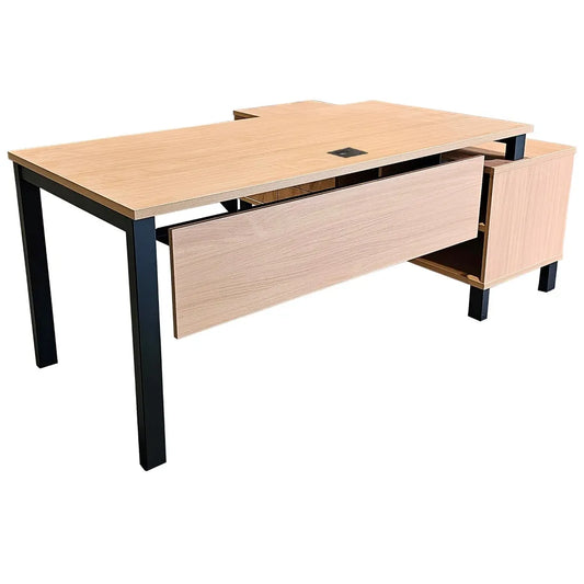 PORTA | Executive Desk with Storage - Office Living Store