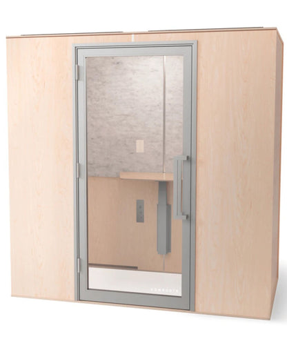 Zenbooth Duo Soundproof Office Phone Booth Pod with Adjustable Desk - 2 Person Meeting & Privacy Room - Office Living Store