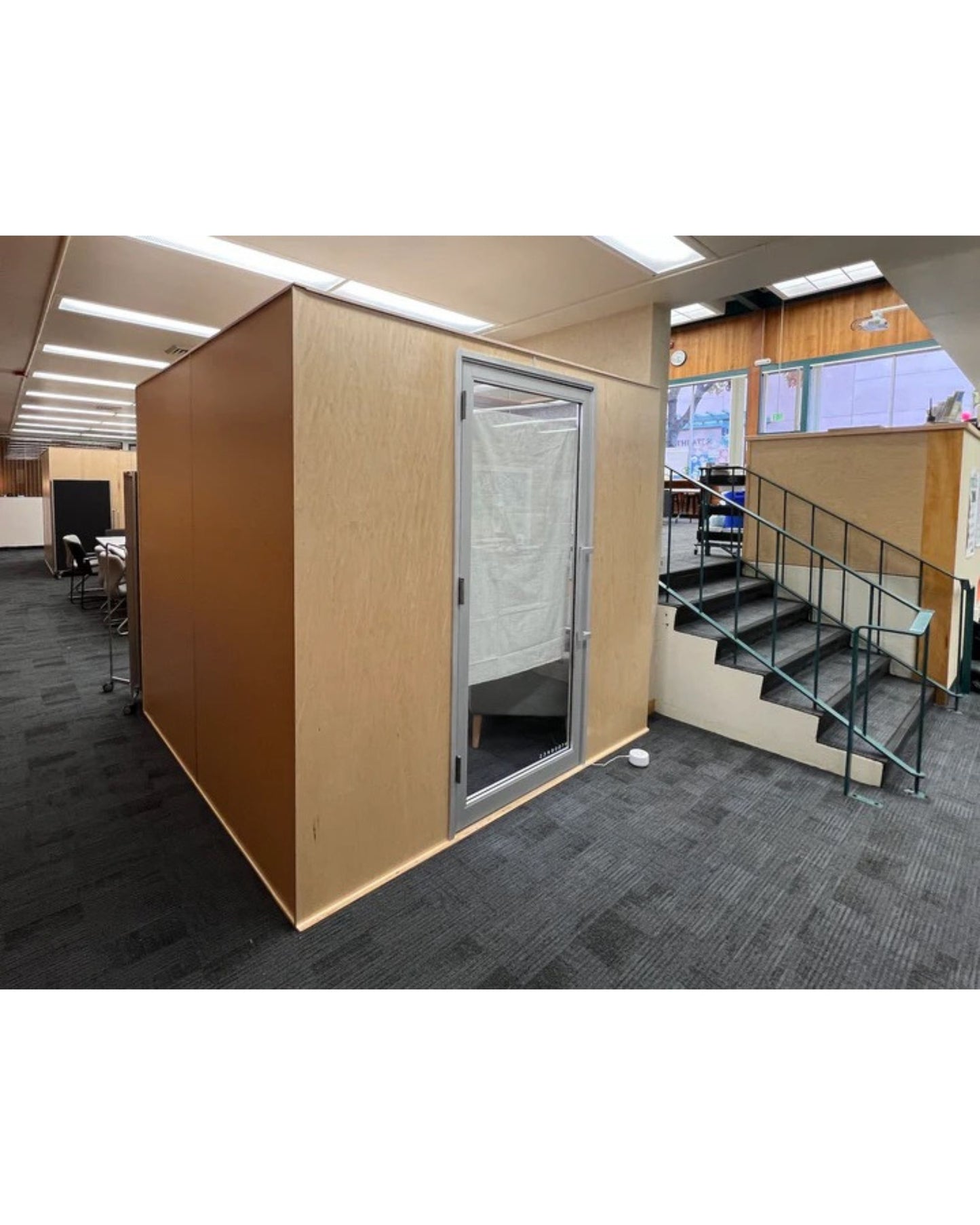 Zenbooth Quad Soundproof 4-Person Office Meeting Room Pod - Large Team Collaboration & Conference Booth - Office Living Store