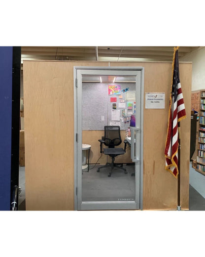 Zenbooth Quad Soundproof 4-Person Office Meeting Room Pod - Large Team Collaboration & Conference Booth - Office Living Store