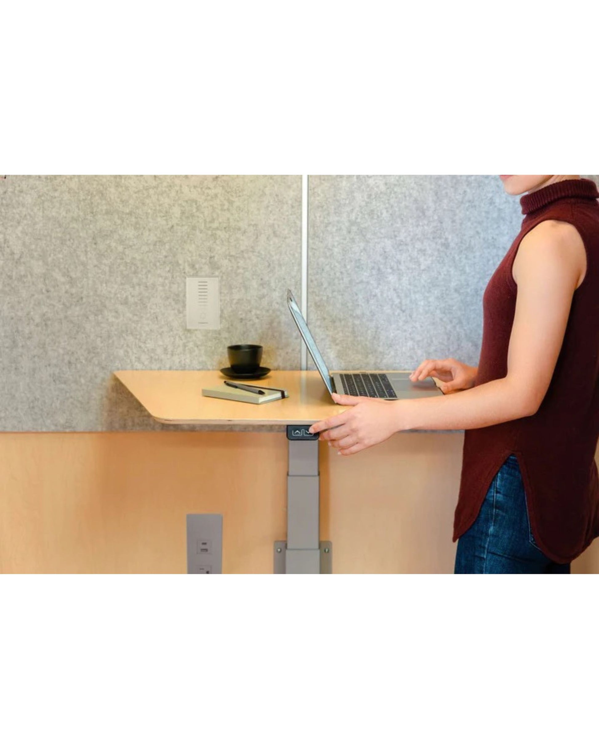 Zenbooth Duo Soundproof Office Phone Booth Pod with Adjustable Desk - 2 Person Meeting & Privacy Room - Office Living Store