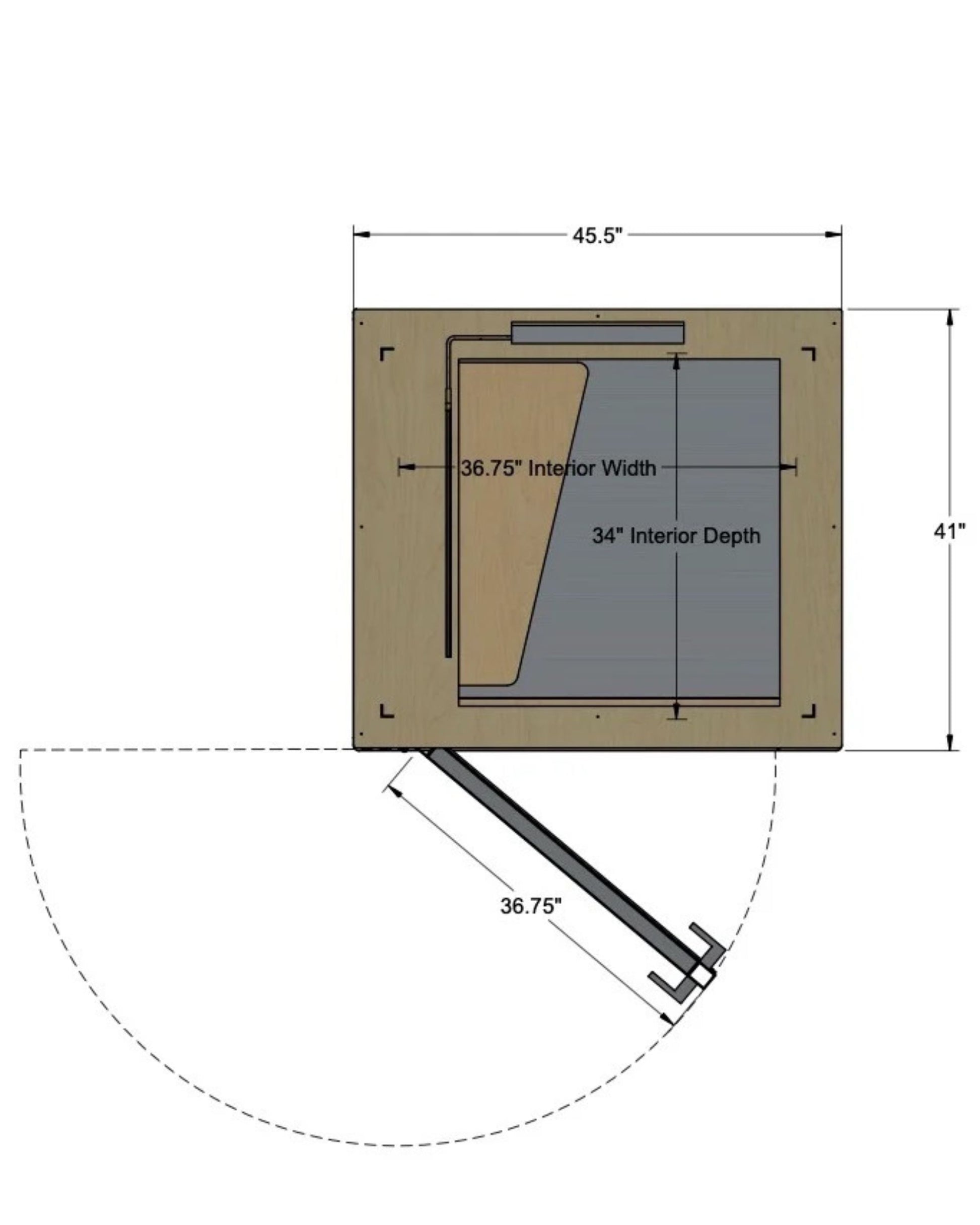 Zenbooth Solo Soundproof Office Phone Booth Pod with Adjustable Desk - 1 Person Privacy Room - Office Living Store