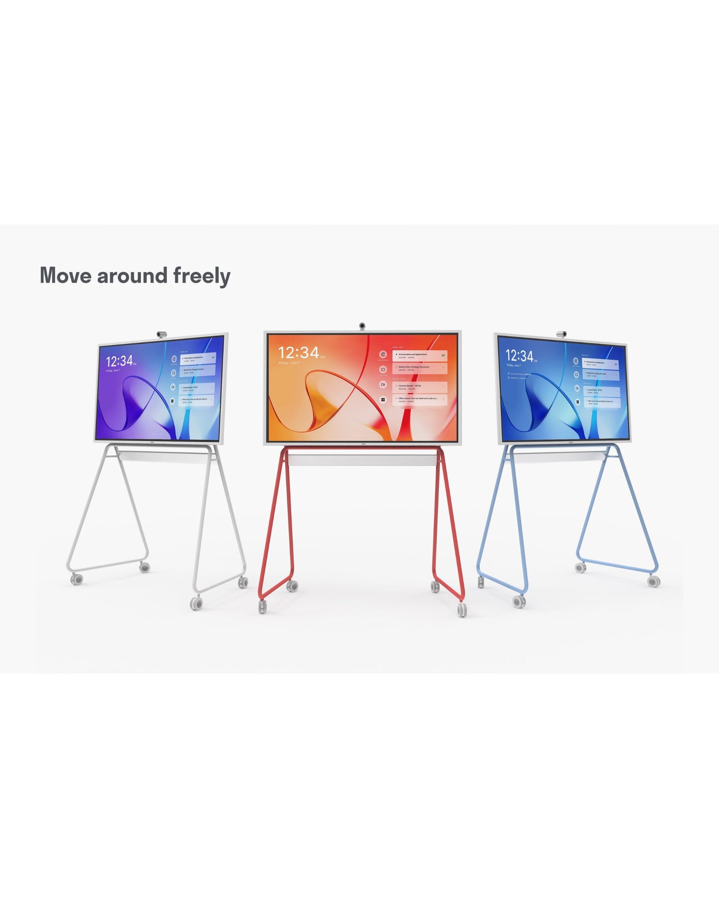 Vibe Board S1 Pro 55" Windows 11 Pro 4K Interactive Touchscreen - Intel i7 Smart Whiteboard with Microsoft 365 & Teams for Enterprise - Office Living Store