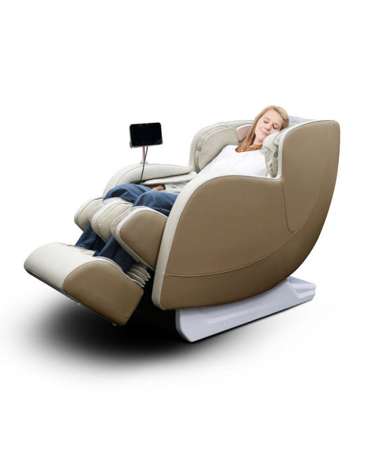 Dios Massage Chair 6D Dual Core Air Roller SL-track Dios-6800 Beige/White