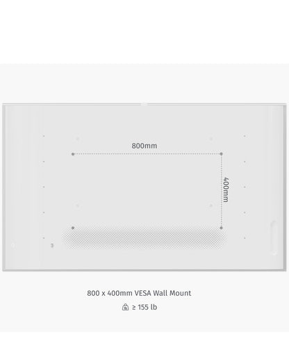 Vibe Board S1 75" 4K Interactive Touchscreen Smart Whiteboard - 20-Point Touch Digital Collaboration Display for Meetings - Office Living Store