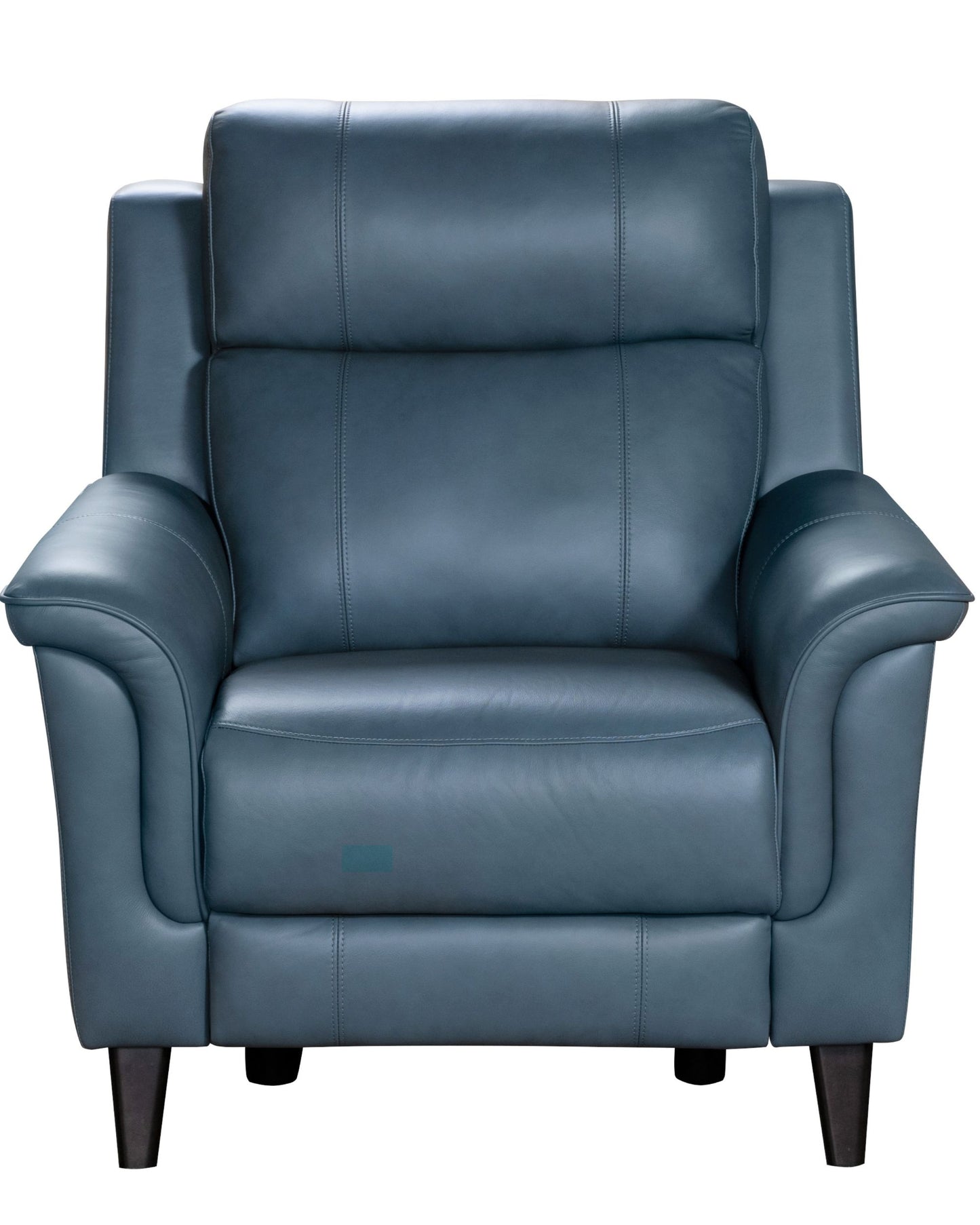 Barcalounger Kester Power Recliner Chair with Power Headrest and USB Port - Masen Bluegray Leather - Office Living Store