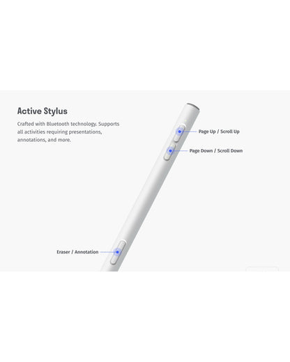 Vibe Board S1 75" 4K Interactive Touchscreen Smart Whiteboard - 20-Point Touch Digital Collaboration Display for Meetings - Office Living Store