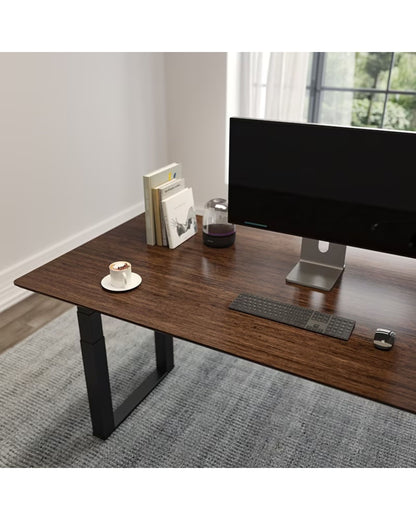 FlexiSpot E7Q Odin 4-Leg Electric Adjustable Standing Desk – Heavy Duty, Multiple Sizes & Desktop Options - Office Living Store