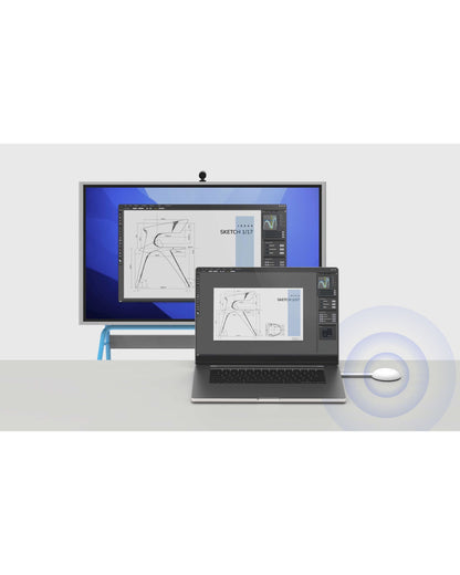 Vibe Board S1 Pro 75" Windows 11 Pro 4K Interactive Touchscreen - Intel i7 Smart Whiteboard with Microsoft 365 & Teams for Enterprise - Office Living Store