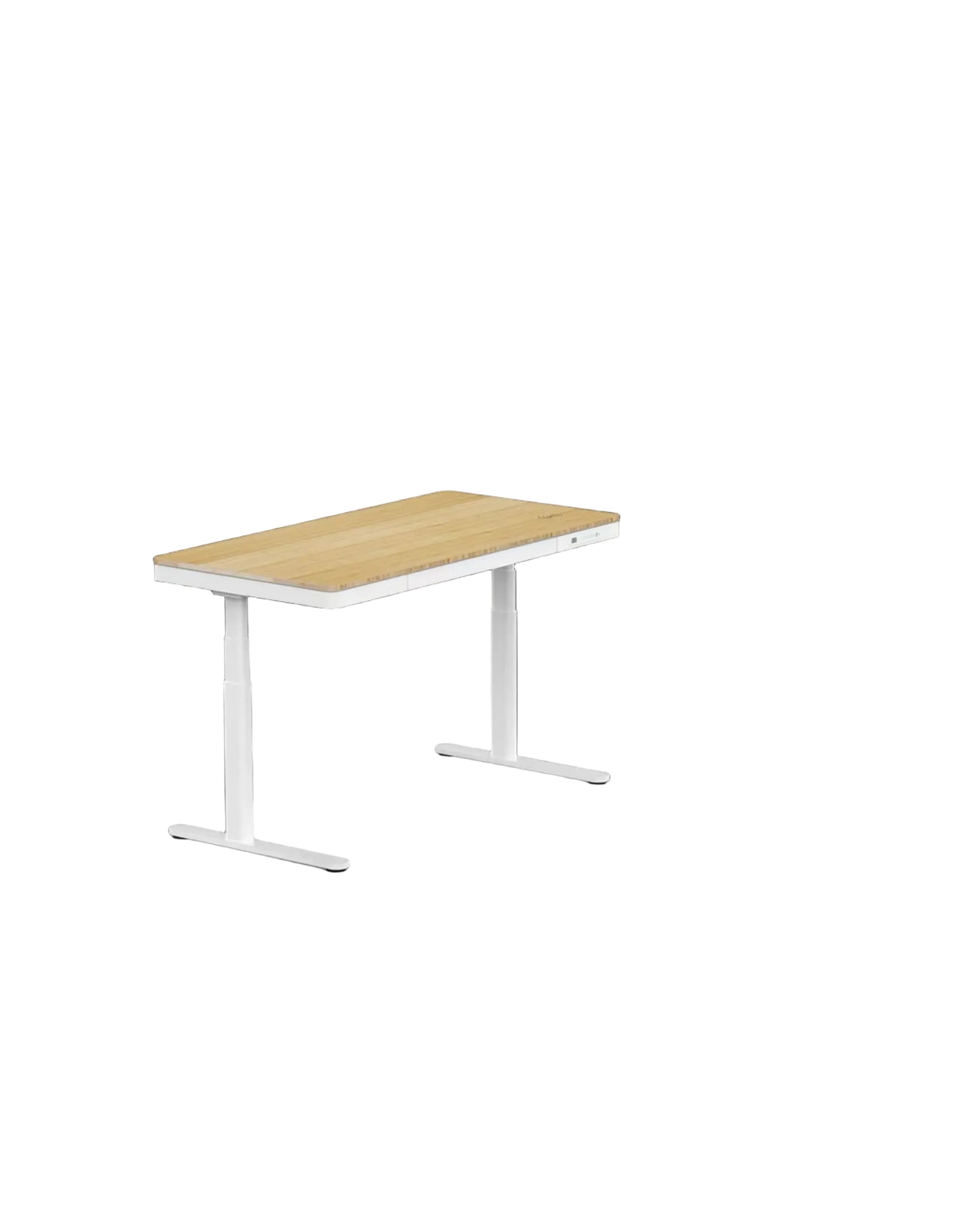 FlexiSpot Comhar Pro Q8 Electric Standing Desk with Wireless Charger - Bamboo Sit Stand Desk with Dual Motor - Office Living Store