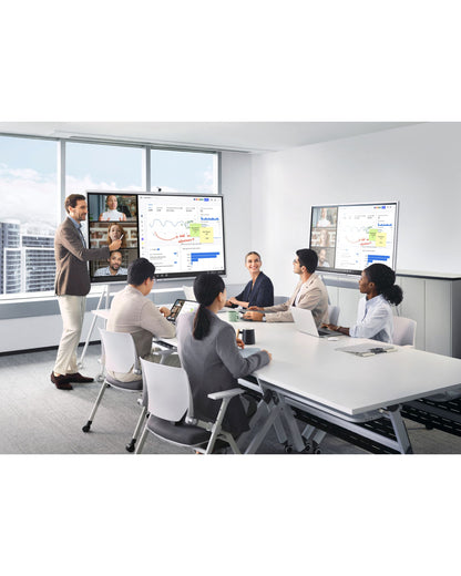 Vibe Board S1 55" 4K Interactive Touchscreen Smart Whiteboard - 20-Point Touch Digital Collaboration Display for Meetings - Office Living Store