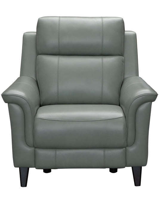 Barcalounger Kester Power Recliner Chair with Power Headrest and USB Port - Lorenzo Mint Leather