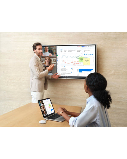 Vibe Board S1 55" 4K Interactive Touchscreen Smart Whiteboard - 20-Point Touch Digital Collaboration Display for Meetings - Office Living Store