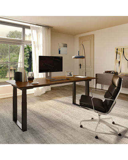 FlexiSpot E7Q Odin 4-Leg Electric Adjustable Standing Desk – Heavy Duty, Multiple Sizes & Desktop Options - Office Living Store