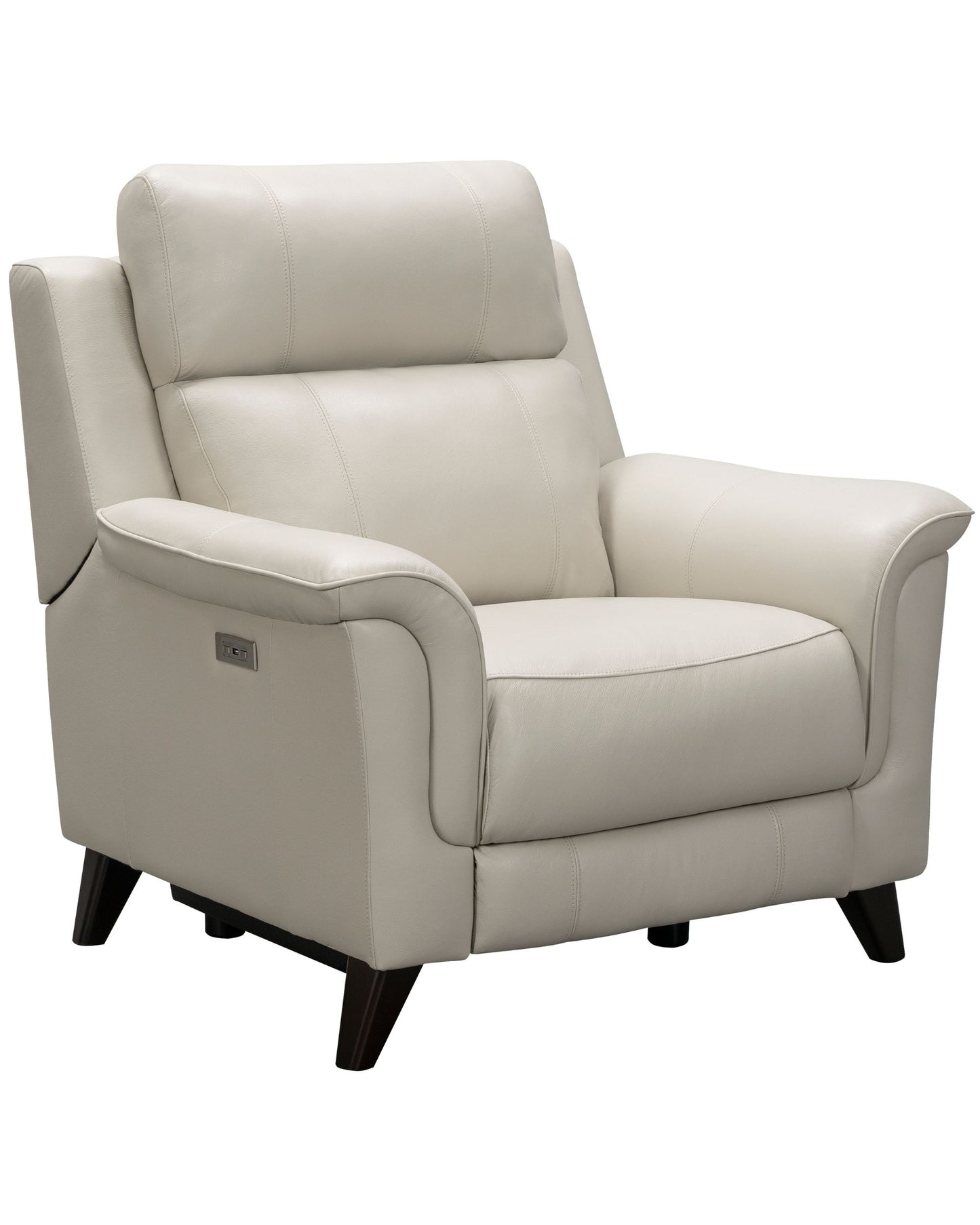 Barcalounger Kester Power Recliner Chair with Power Headrest and USB Port - Laurel Cream Leather - Office Living Store