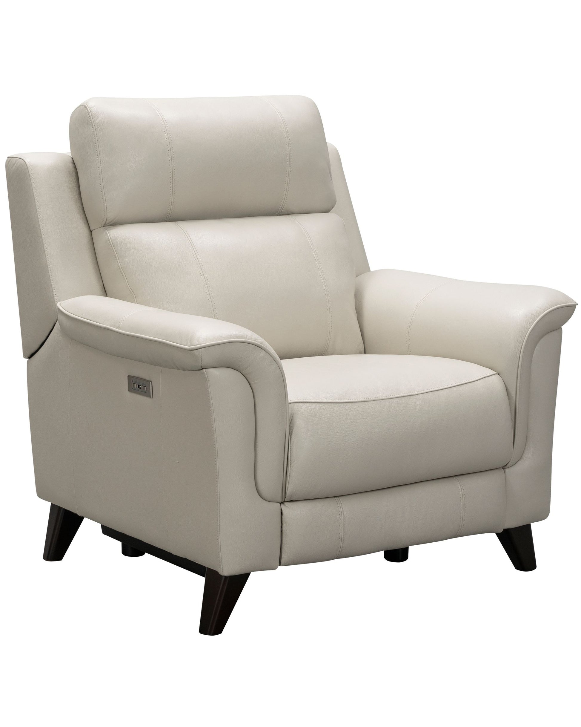Barcalounger Kester Power Recliner Chair with Power Headrest and USB Port - Laurel Cream Leather - Office Living Store