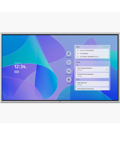 Vibe Board S1 Pro 75" Windows 11 Pro 4K Interactive Touchscreen - Intel i7 Smart Whiteboard with Microsoft 365 & Teams for Enterprise - Office Living Store