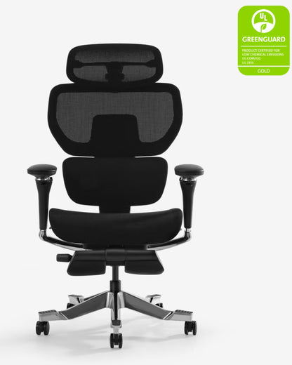 FlexiSpot C7 Morpher Heavy Duty Ergonomic Office Chair with Air Lumbar Support & Footrest - 380 lbs Reclining Desk Chair - Office Living Store