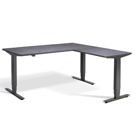 Lavoro Advance Sit-Stand Corner Desk - Office Living Store