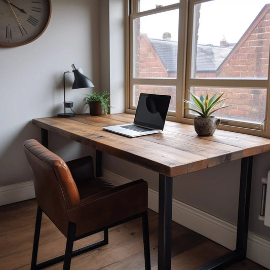 Rustic Office Desk - Office Living Store